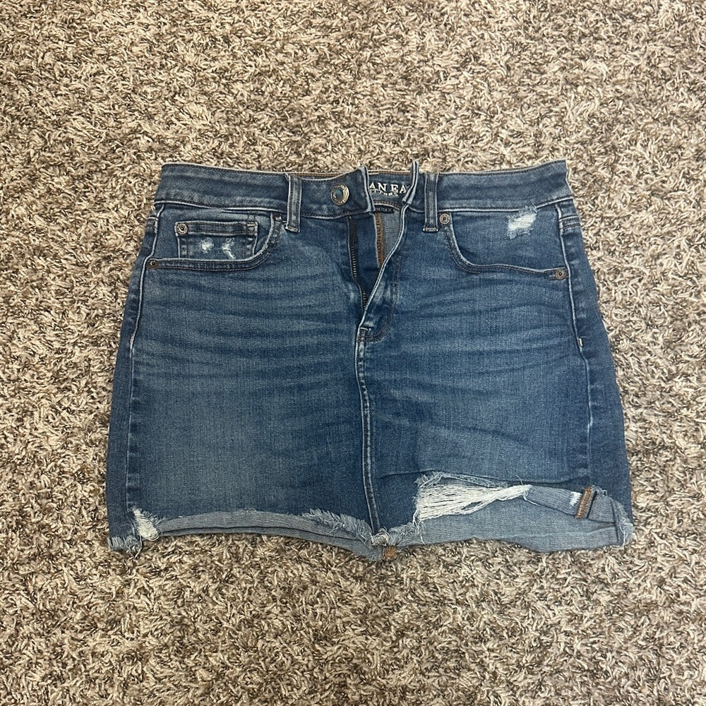 American Eagle Denim Mini Skirt